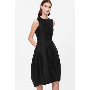 COS black cocoon cocktail dress